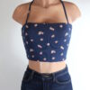 Floral Cropped Cami Top