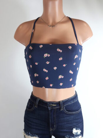 Floral Cropped Cami Top Floral Cropped Cami Top