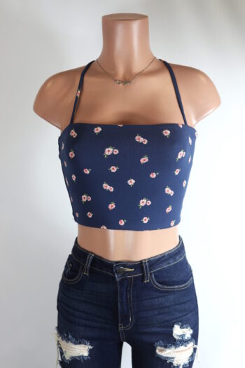 Floral Cropped Cami Top