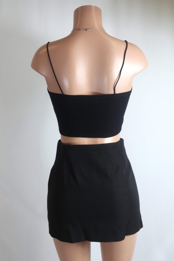Double Zip Up Skort