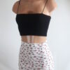 Ditsy Ruche Mini Skirt