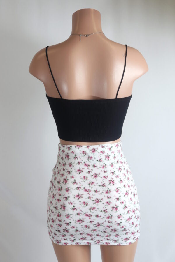 Ditsy Ruche Mini Skirt